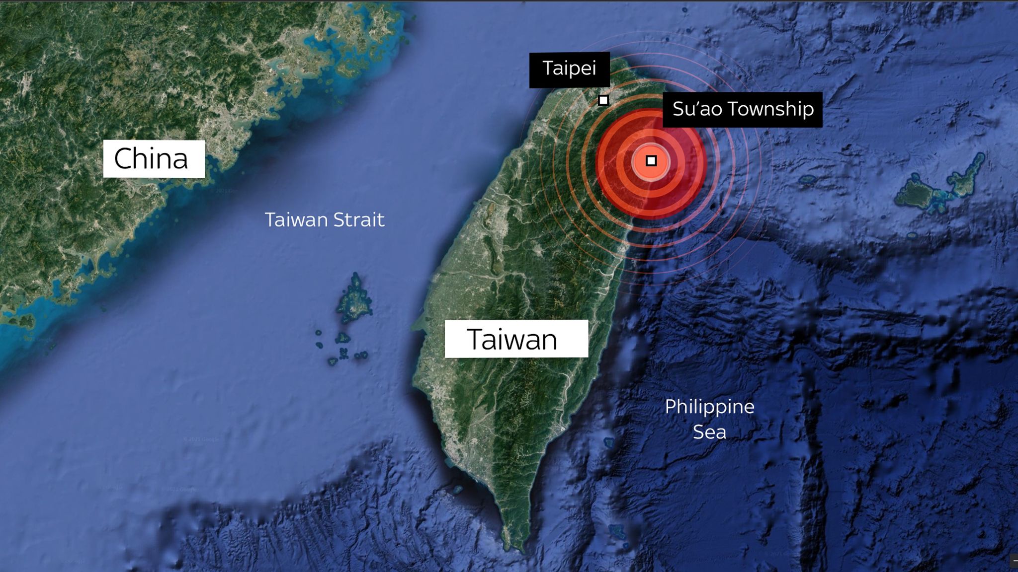 Taiwan Earthquake of magnitude 6.5 strikes island World News Sky News