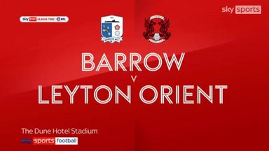 Barrow 1-1 Leyton Orient