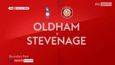 Oldham 3-0 Stevenage