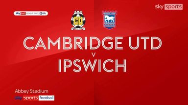 Cambridge 2-2 Ipswich