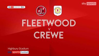 Fleetwood 3-0 Crewe