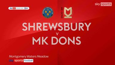 Shrewsbury 1-0 MK Dons