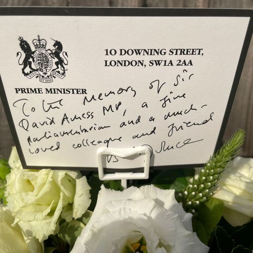 In pictures: Moving tributes left to 'much-loved colleague and friend' Sir David Amess