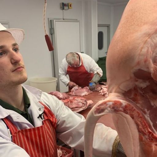 How the departure of migrant workers has left a shortage of butchers