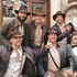 Harrison Ford poses as Indiana Jones with group of lookalikes
