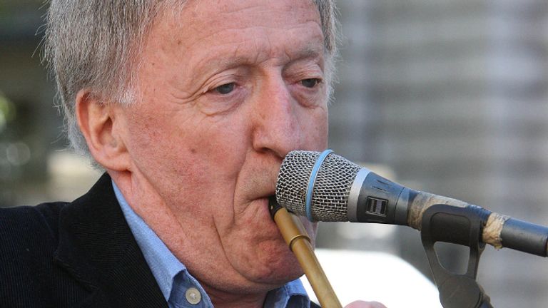 File photo dated 22/9/2007 of Paddy Moloney, founding member of The Chieftains, who has died at the age of 83. The Dublin musician played a key role in the revival of traditional Irish folk music. Issue date: Tuesday October 12, 2021.