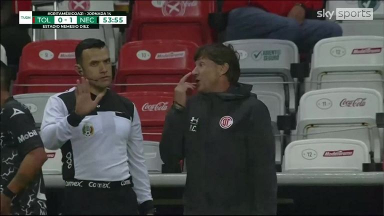 Coach sent off for kicking player, then celebrates goal | Video | Watch ...