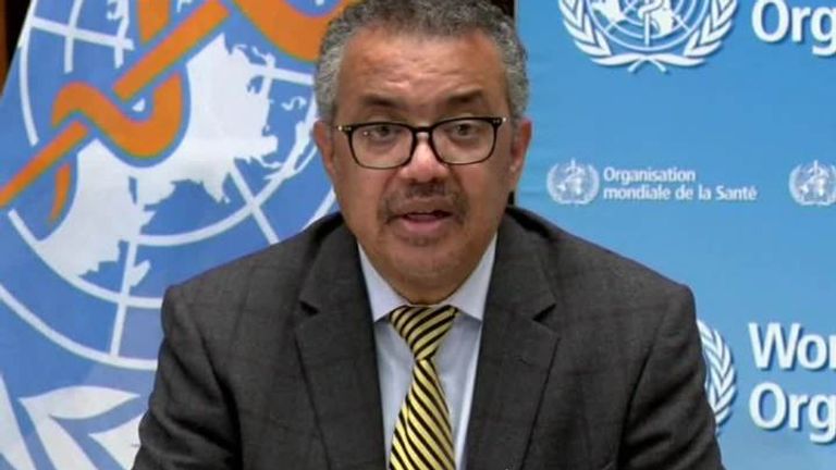 Dr Tedros Ghebreyesus has issued a warning about the number of health workers who have died in the pandemic