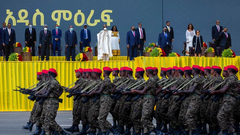 Abiy Ahmed was sworn in earlier this month for a second five-year term running a country in the grip of a nearly year-long war