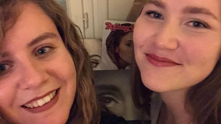 Justine Bou and Ophélie Antoine, both from Paris, love the new Adele single