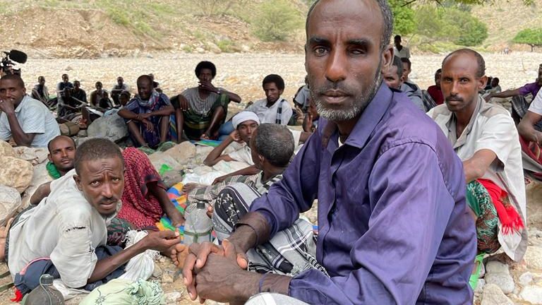 Displaced people in Afar, Ethiopia