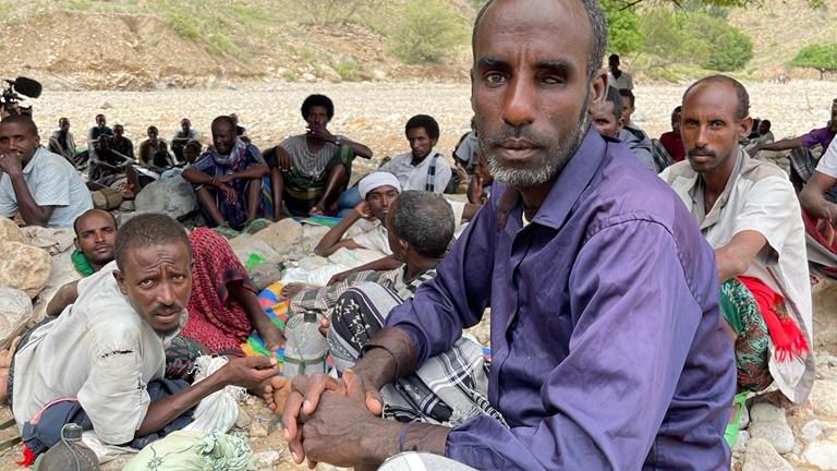 Vertriebene in Afar, Äthiopien