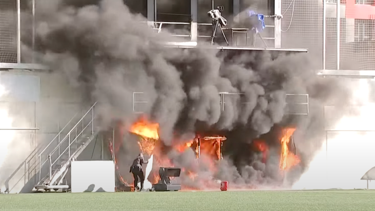 FIFA World Cup Qualifiers: England vs Andorra match in jeopardy as fire breaks out in Andorra National Stadium, check video