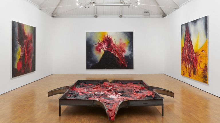 Anish Kapoor: Painting exhibition at Modern Art Oxford. Pic: Modern Art Oxford