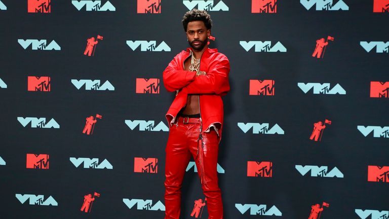 2019 MTV Video Music Awards - Photo Room - Prudential Center, Newark, New Jersey, U.S., August 26, 2019 - Big Sean poses backstage. REUTERS/Andrew Kelly

