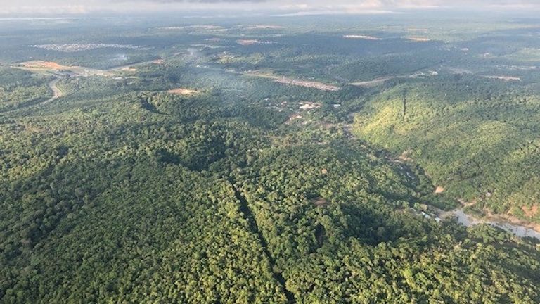 4-	The Amazon Rainforest near Manaus, in northern Brazil

