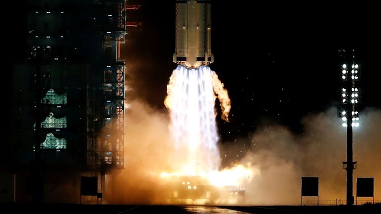 A Long March-2F Y13 rocket, carrying the Shenzhou-13 spacecraft, was launched at the weekend - China is said to have tested its hypersonic weapon in August
