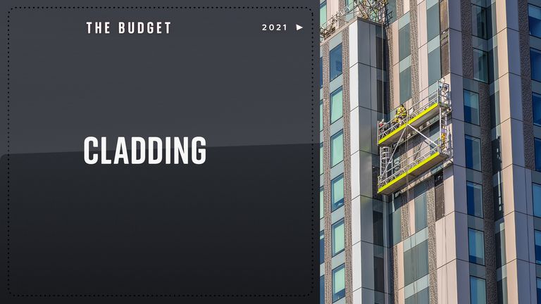 Cladding - graphic for rolling budget coverage 27 October