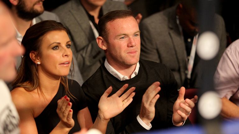 File photo dated 25/09/16 of Wayne Rooney and wife Coleen.