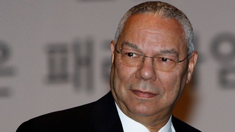 Former U.S. Secretary of State Colin Powell takes part in a session titled &#34;Road to peace and stability on the Korean Peninsula&#34; during the Korea Vision Forum in Seoul May 13, 2010. REUTERS/Truth Leem (SOUTH KOREA - Tags: POLITICS HEADSHOT)
