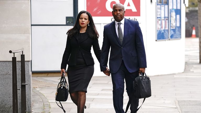 Leicester East MP Claudia Webbe arrives at Westminster Magistrates Court, London, where she is appearing charged with one count of harassment of a female between September 1, 2018 and April 26, 2020. Picture date: Wednesday October 13, 2021.