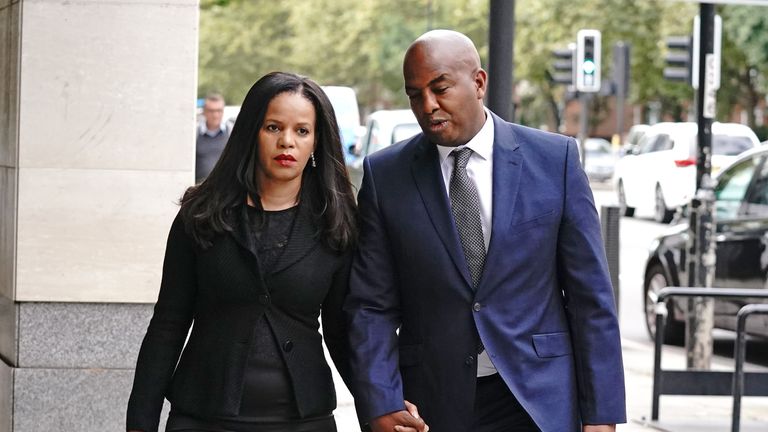 Leicester East MP Claudia Webbe arrives at Westminster Magistrates Court, London, where she is appearing charged with one count of harassment of a female between September 1, 2018 and April 26, 2020. Picture date: Wednesday October 13, 2021.