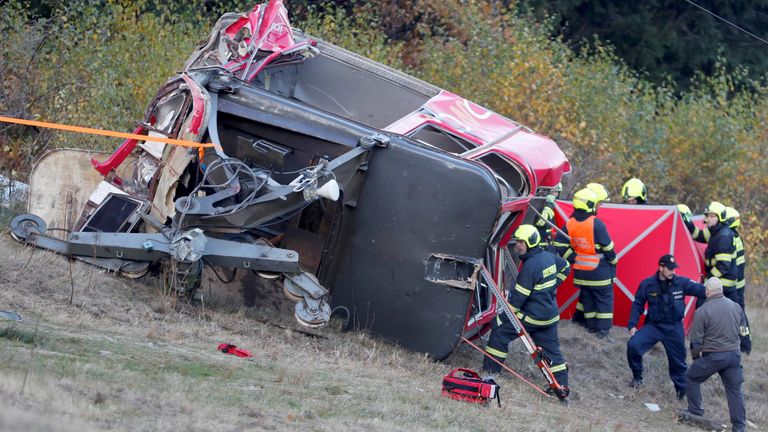 One person killed after cable car crashes in northern Czech Republic ...