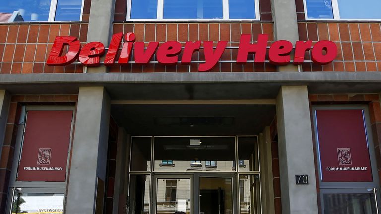 The Delivery Hero headquarters is pictured in Berlin, Germany, June 2, 2017