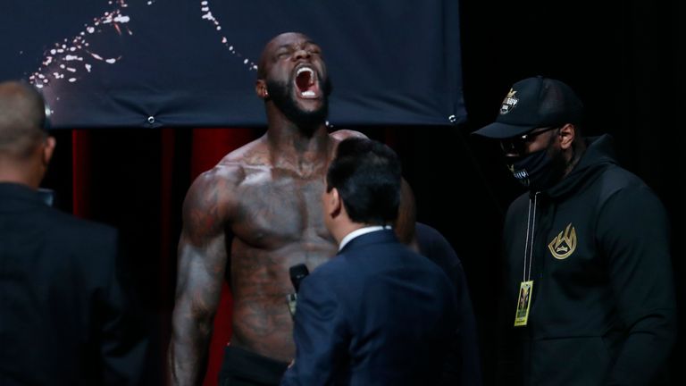 Wilder weighed in at 17st and says &#39;redemption&#39; is coming when the bell rings