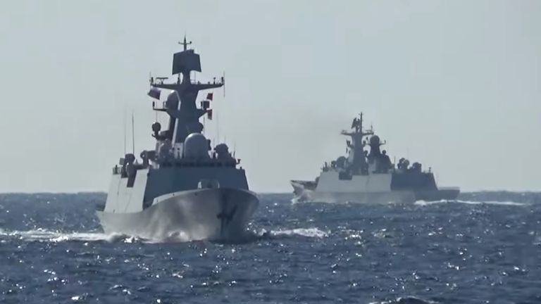 Russia And China Hold First Joint Naval Patrols In Pacific Ocean ...