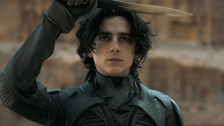 Timothee Chalamet as Paul Atreides in Dune. Pic: Warner Bros/ Legendary Pictures