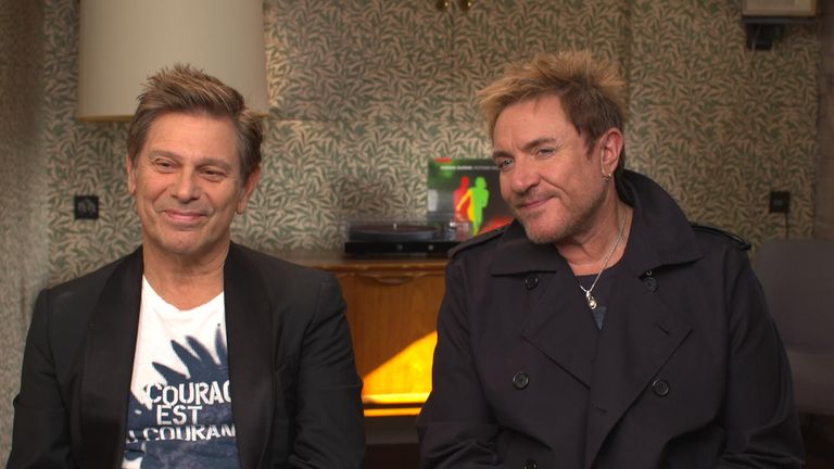 Duran Duran&#39;s Simon Le Bon and Roger Taylor spoke to Sky News on accepting the past and making a new album.