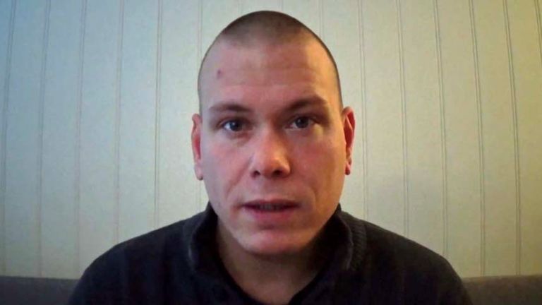 Espen Andersen Braathen, the suspect of a bow-and-arrow attack, which killed five people in a Norwegian town, is seen in this still image taken from a video. Espen Andersen Braathen via YouTube/NTB/via REUTERS ATTENTION EDITORS - THIS IMAGE WAS PROVIDED BY A THIRD PARTY. NORWAY OUT. NO COMMERCIAL OR EDITORIAL SALES IN NORWAY. NO RESALES. NO ARCHIVES. MANDATORY CREDIT