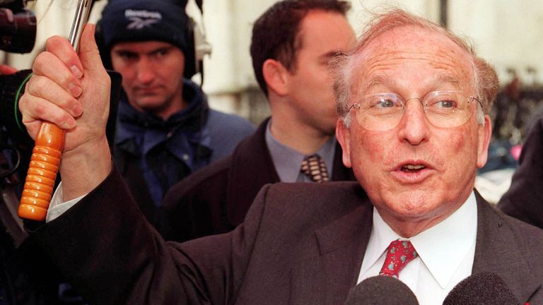 Lord Janner, Chairman of the Holocaust Education Trust, outside the High Court. Historian David Irving was facing ruin after a High Court judge rejected his libel action and branded him a Holocaust denier. * The 62-year-old author had sued American academic Deborah Lipstadt and publishers Penguin over her 1994 book, Denying the Holocaust: The Growing Assault on Truth and Memory.
