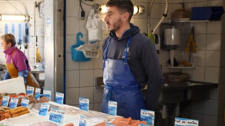 Enzo, who runs one of the fish stalls, said the local fishing trade is worth fighting for