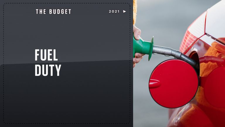 Fuel duty - graphic for rolling budget coverage 27 October