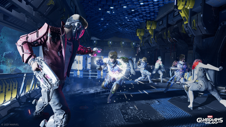Marvel’s Guardians of the Galaxy is now out as a video game. Pic: Marvel/Square Enix 