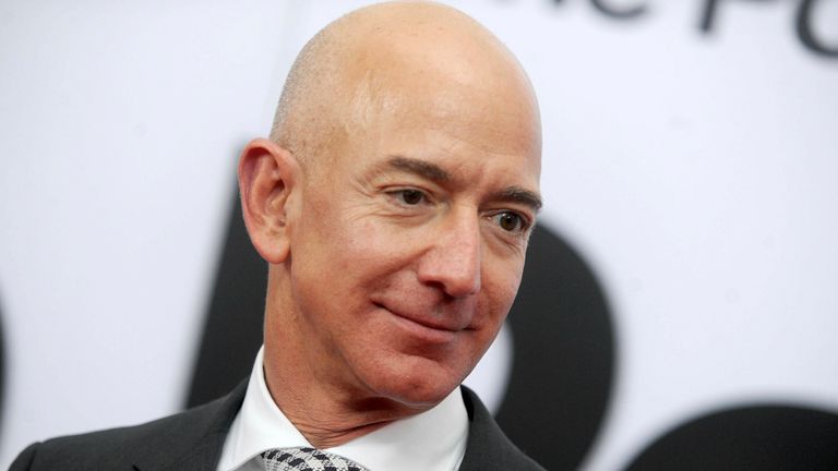 Jeff Bezos. Pic: AP