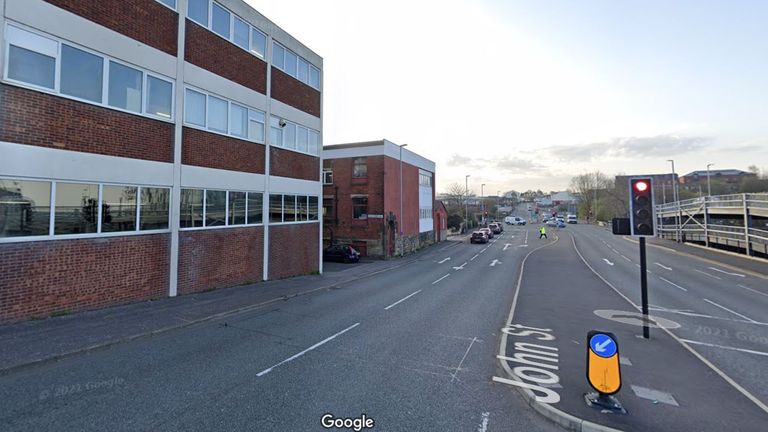 A general view of John Street in Rochdale. Pic: Google