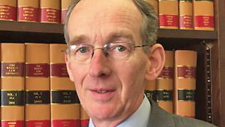 Sir Andrew McFarlane a été nommé juge de la Haute Cour en 2000. Pic Cours et Tribunaux Judiciaire