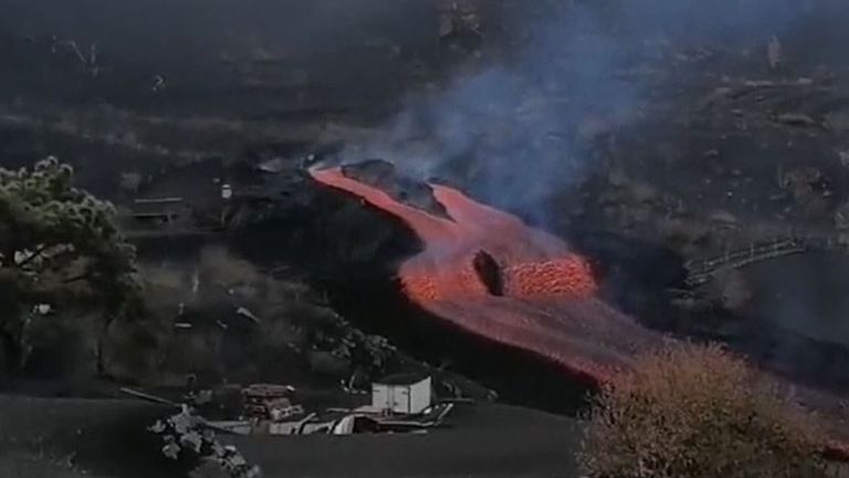 New fissure is identified from La Palma volcano