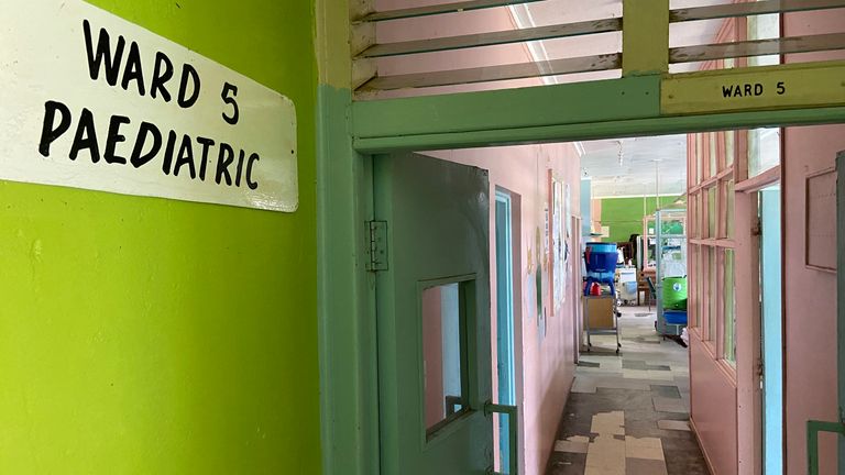 A paediatric ward at a hospital in Homa Bay, Kenya 