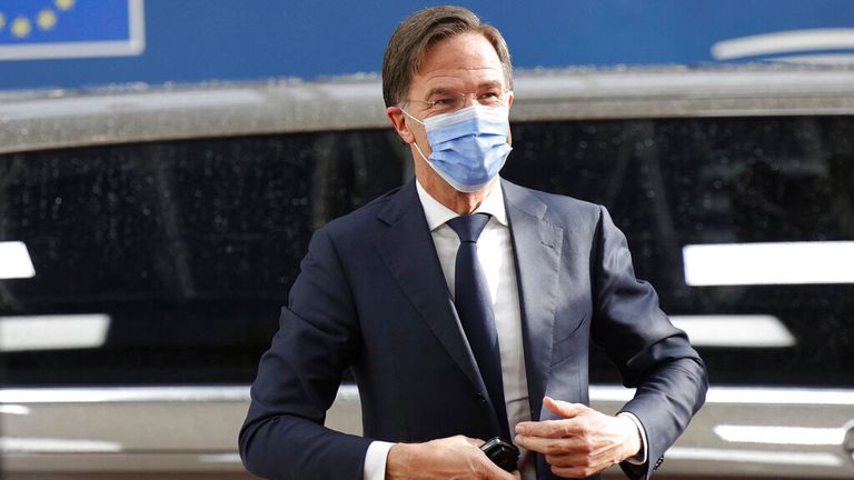 Dutch Prime Minister Mark Rutte 