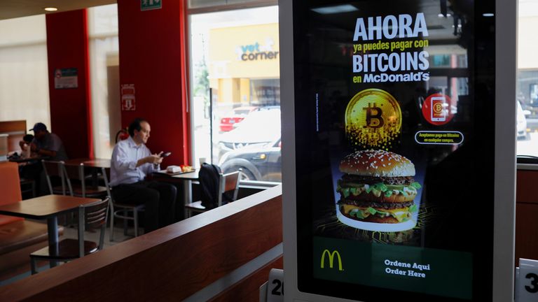 The likes of McDonald&#39;s now accept Bitcoin for burgers - but only in El Salvador