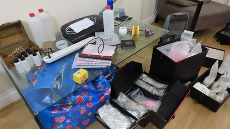 The street value of the drugs amounted to almost £2 million. Pic: Met Police