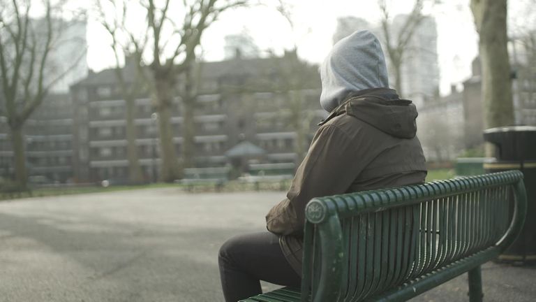 anonymous modern slavery victim, male, &#39;Dan&#39;. Pic: Salvation Army