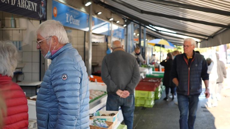 The fish market is a big part of daily life in Boulogne-sur-Mer