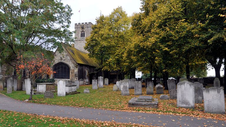 A view of St Margaret's Church in Barking, east London, as alleged serial killer , Stephen Port 40, of Cooke Street, Barking in east London, has appeared in Barkingside Magistrates accused of drugging and murdering four young men he met on gay websites, and dumping their bodies in and around a churchyard in east London. PRESS ASSOCIATION Photo. Picture date: Monday October 19, 2015. The bodies of two of the men were found by a dog walker less than a month apart in the churchyard of St Margaret's Church in North Street in Barking, while another was found near the ruins of Barking Abbey. See PA story COURTS Poison. Photo credit should read: Nick Ansell/PA Wire