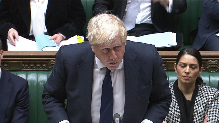 Boris Johnson PMQs