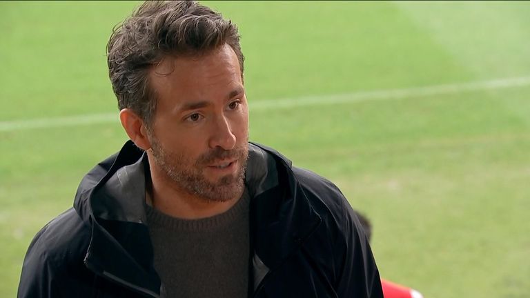 Ryan Reynolds and his Wrexham co-owner Rob McElhenney are dreaming of taking the fifth-tier Welsh club into the Premier League.
